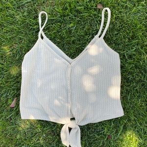 creme tank top